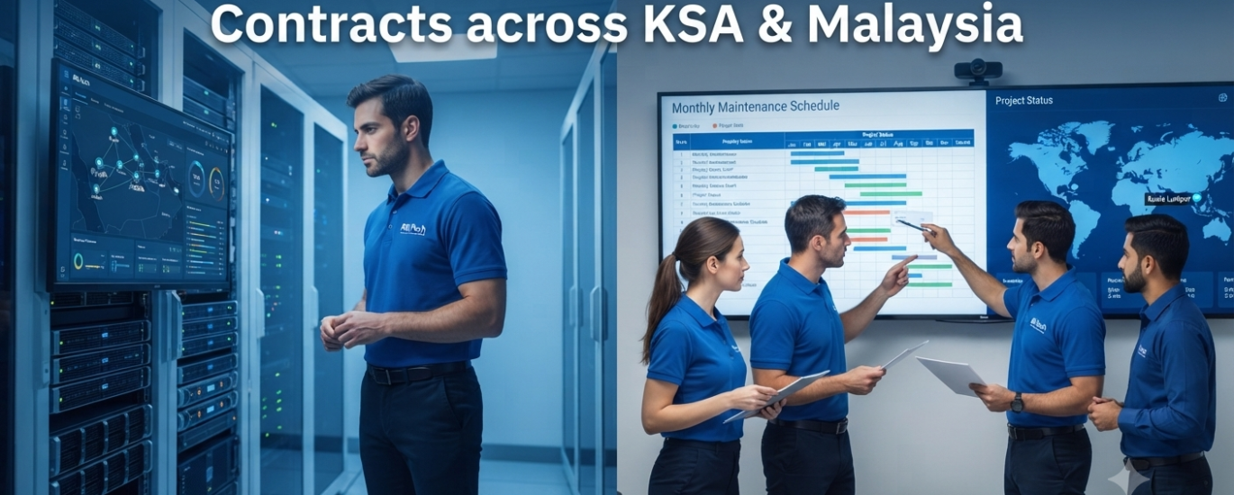 IT maintenance contracts Saudi Arabia, عقود صيانة تكنولوجيا المعلومات, managed IT services Malaysia, annual maintenance contract IT